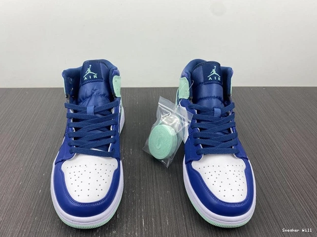 487 554724- Fashionable Mystic Mid 5334 Jordan1 Foam Mint Navy 0602